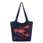 The Sak Sola Carryall Tote - Hand Crochet - Lobster