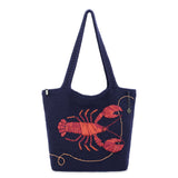 The Sak Sola Carryall Tote - Hand Crochet - Lobster