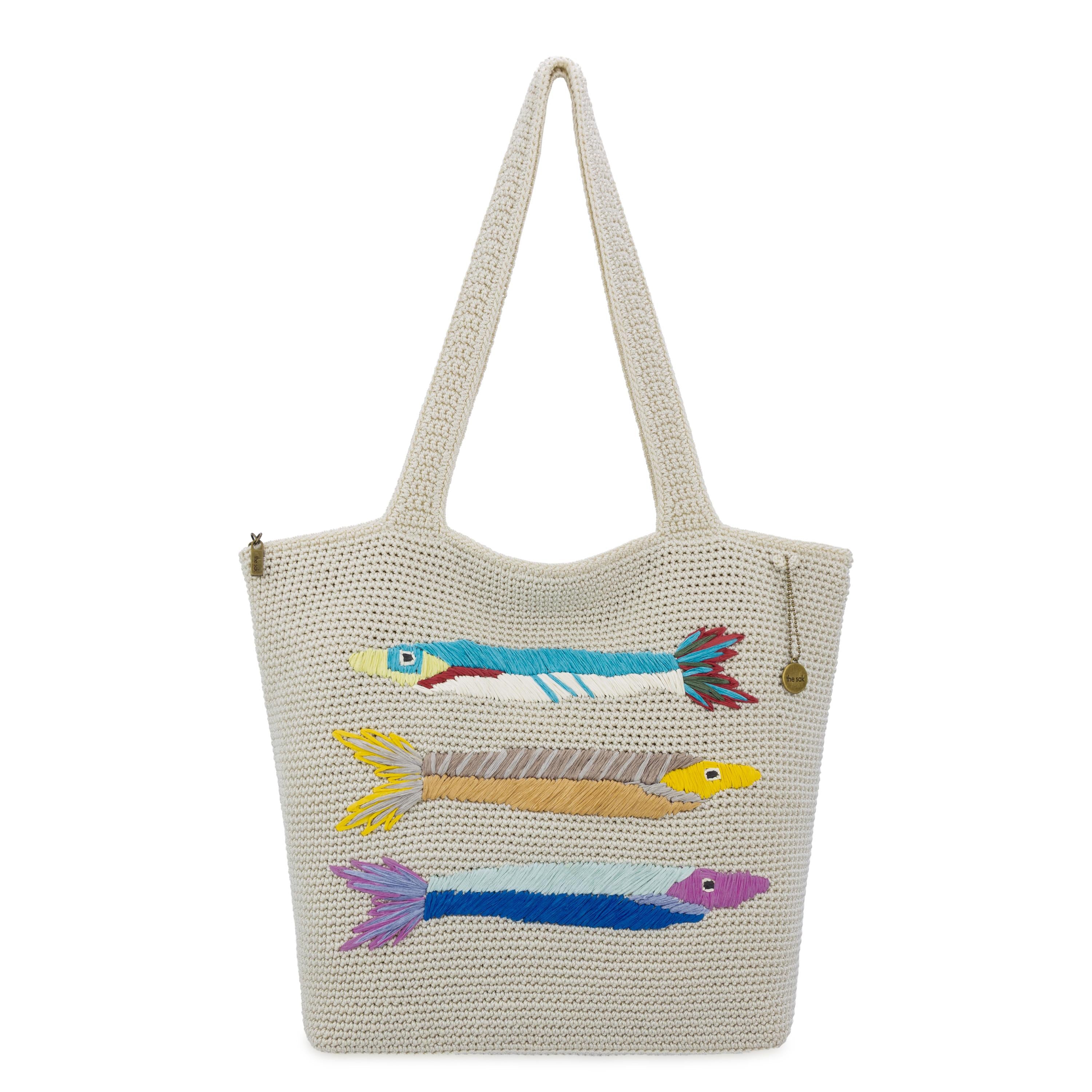 Sola Carryall Tote Bag in Sardines Crochet – The Sak