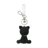 The Sak Yarnicharmz Dangle - Hand Crochet - Black Cat