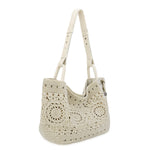 The Sak Los Feliz Medium Tote - Hand Crochet - Natural Medallion