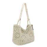 The Sak Los Feliz Medium Tote - Hand Crochet - Natural Medallion