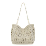 The Sak Los Feliz Medium Tote - Hand Crochet - Natural Medallion