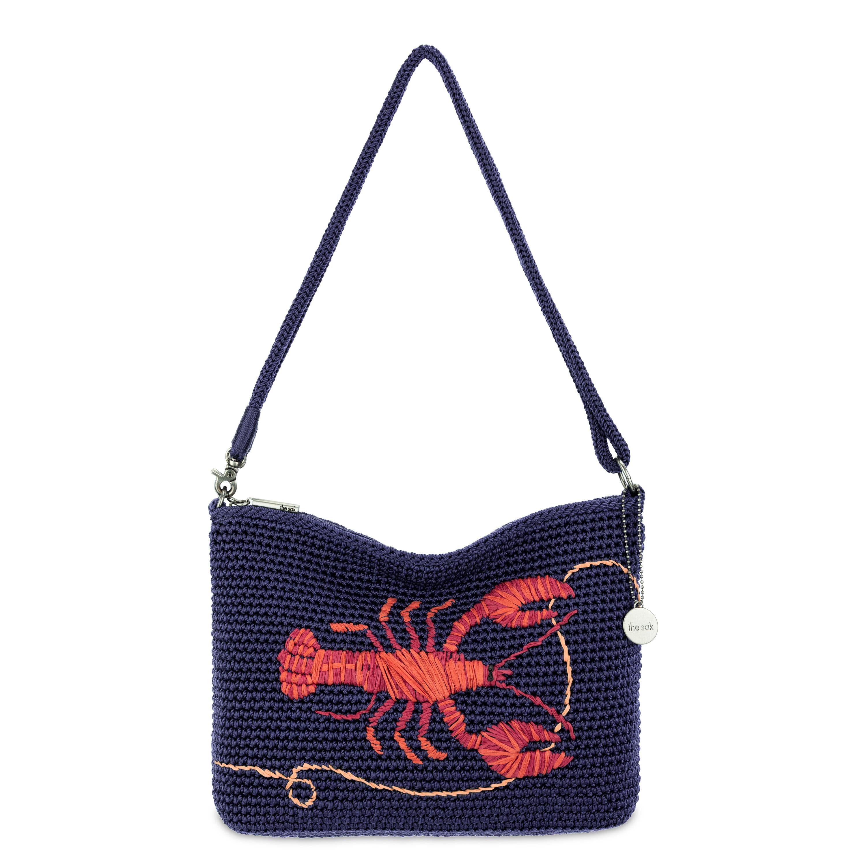 Lumi Crossbody Bag in Lobster Crochet – The Sak