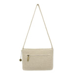 The Sak Marlow Flap Shoulder Bag - Hand Crochet - Ecru