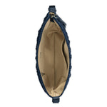 The Sak Tess Shoulder Bag - Straw - Denim Primrose