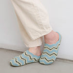 The Sak Bolinas Ripple Clog - Hand Crochet - Dream Blue Ripple