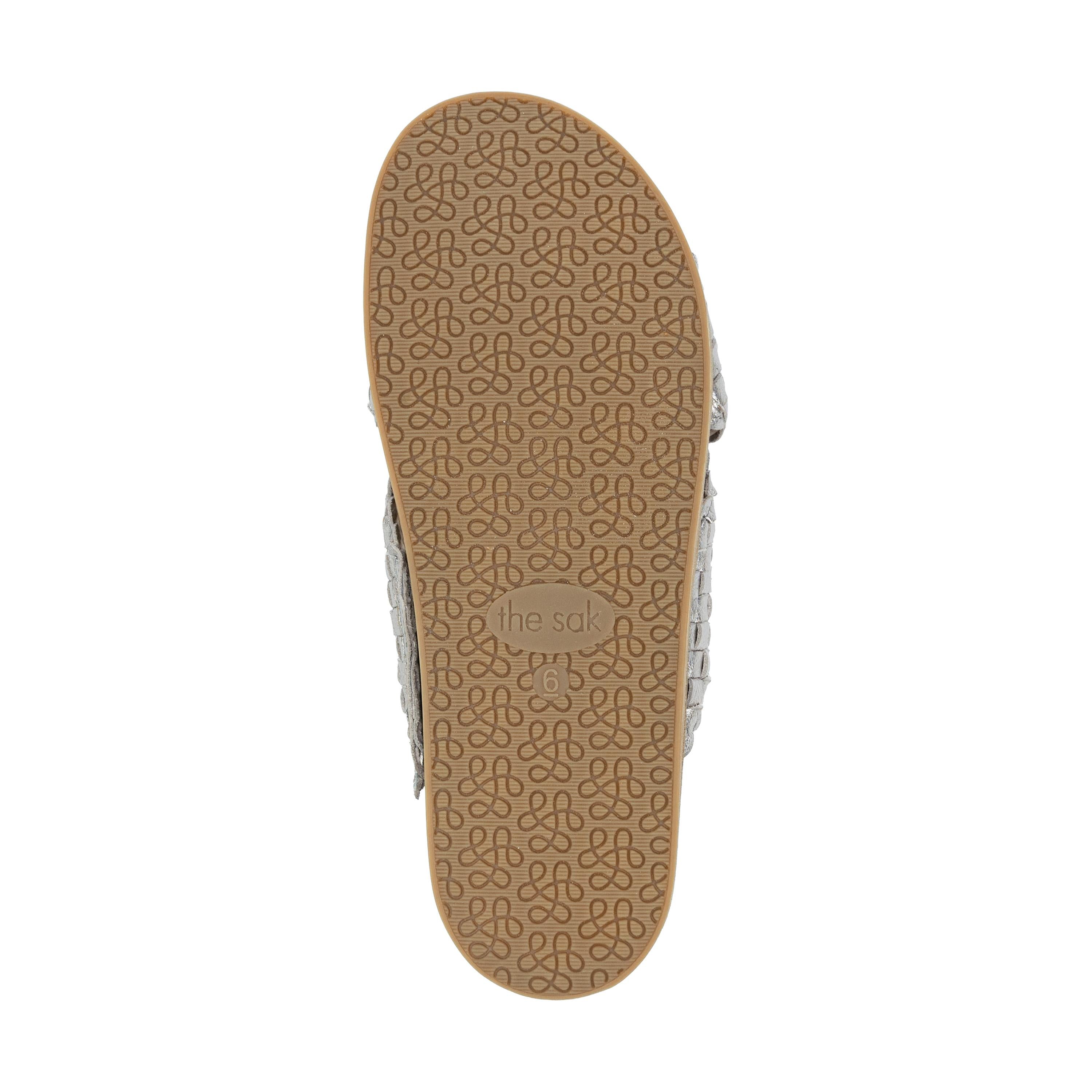 The Sak Penelope Sandal - Leather - Pyrite Woven