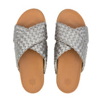 The Sak Penelope Sandal - Leather - Pyrite Woven