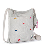 Sakroots Banyan Basic Crossbody - EcoTwill - Multi Flower Quilted