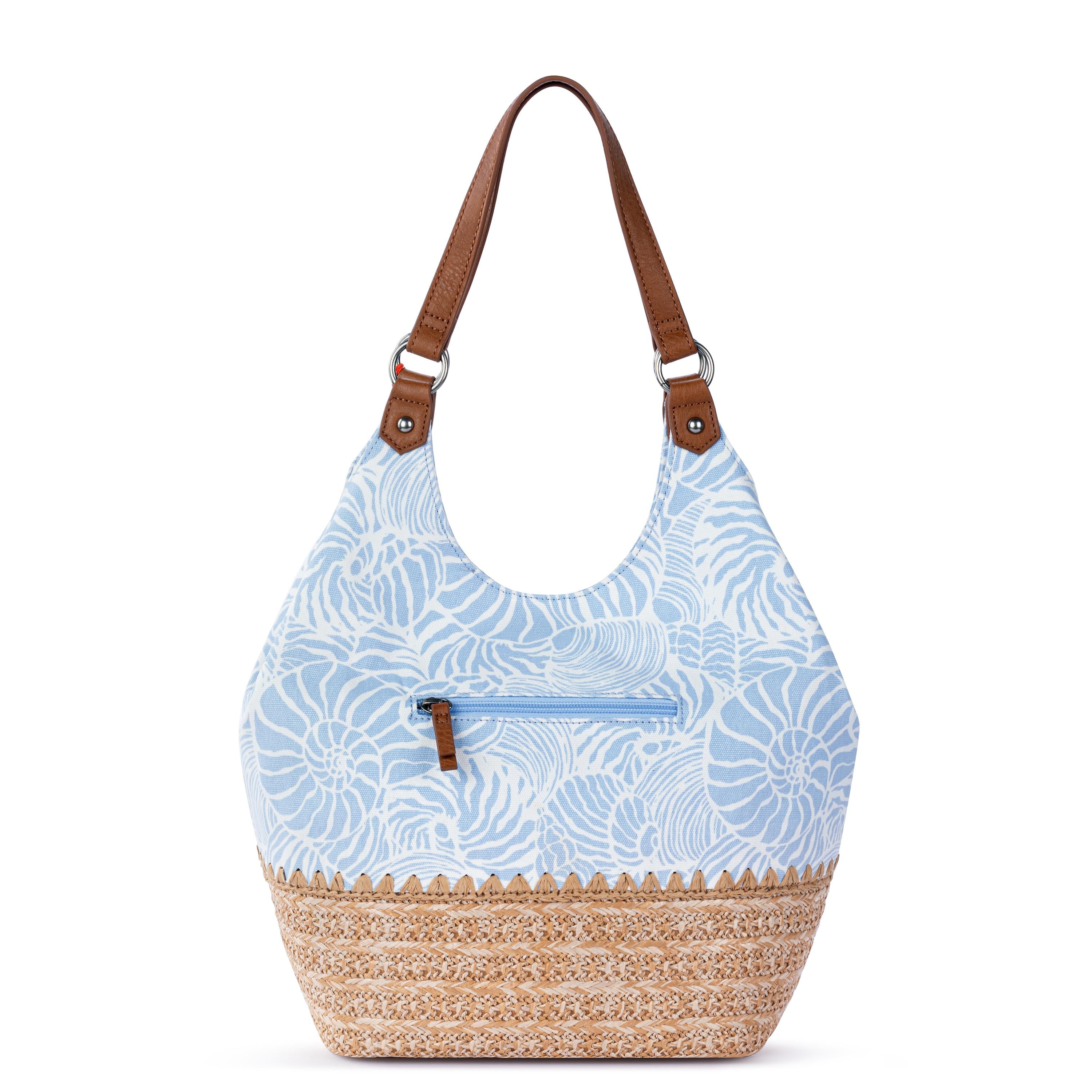 Roma Shopper Bag in Blue Aura Seashore Canvas – The Sak