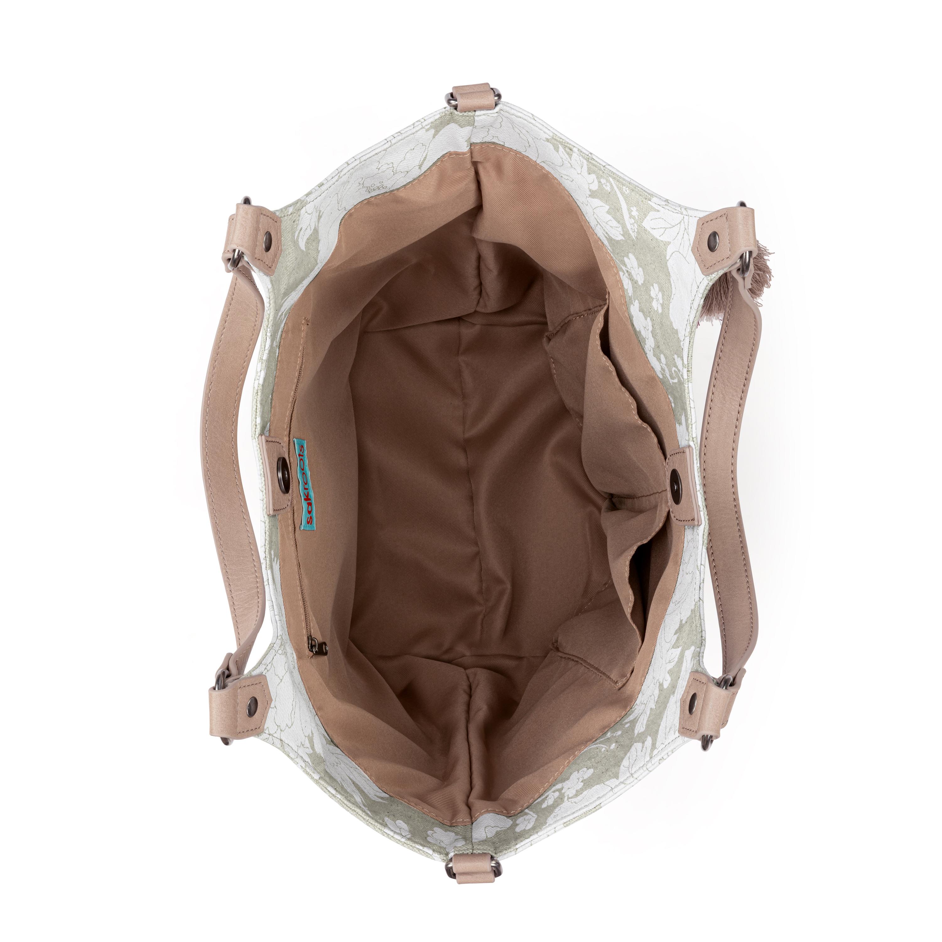 Sakroots Roma Shopper - Canvas - Natural Wild Fleur