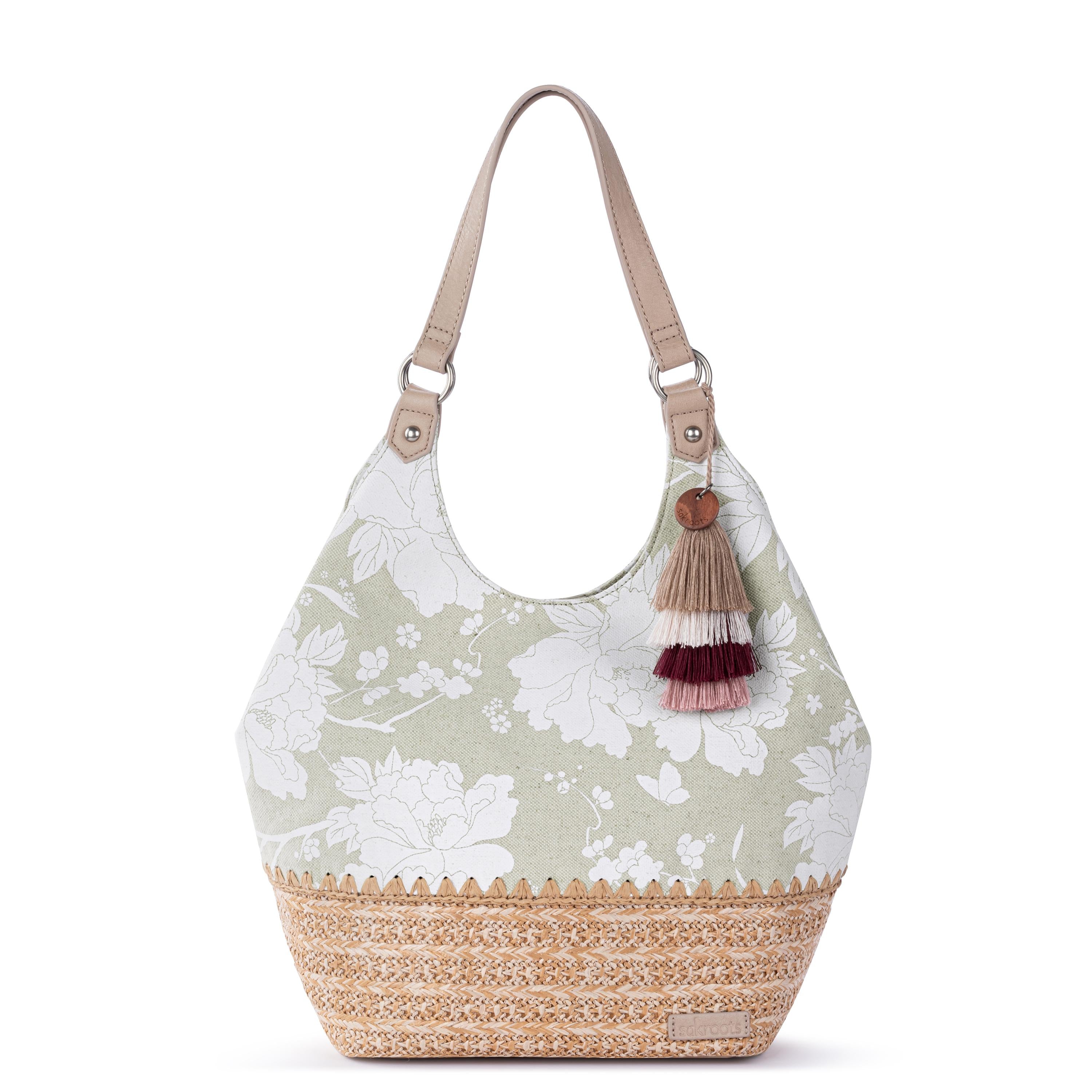 Sakroots Roma Shopper - Canvas - Natural Wild Fleur