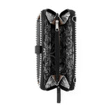 Sakroots Smartphone Wallet - Straw - Black and White Woven