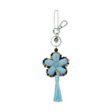 The Sak Yarnicharmz Dangle - Hand Crochet - Dream Blue