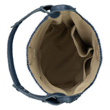The Sak Los Feliz 120 Hobo - Hand Crochet - Denim Tonal Straw
