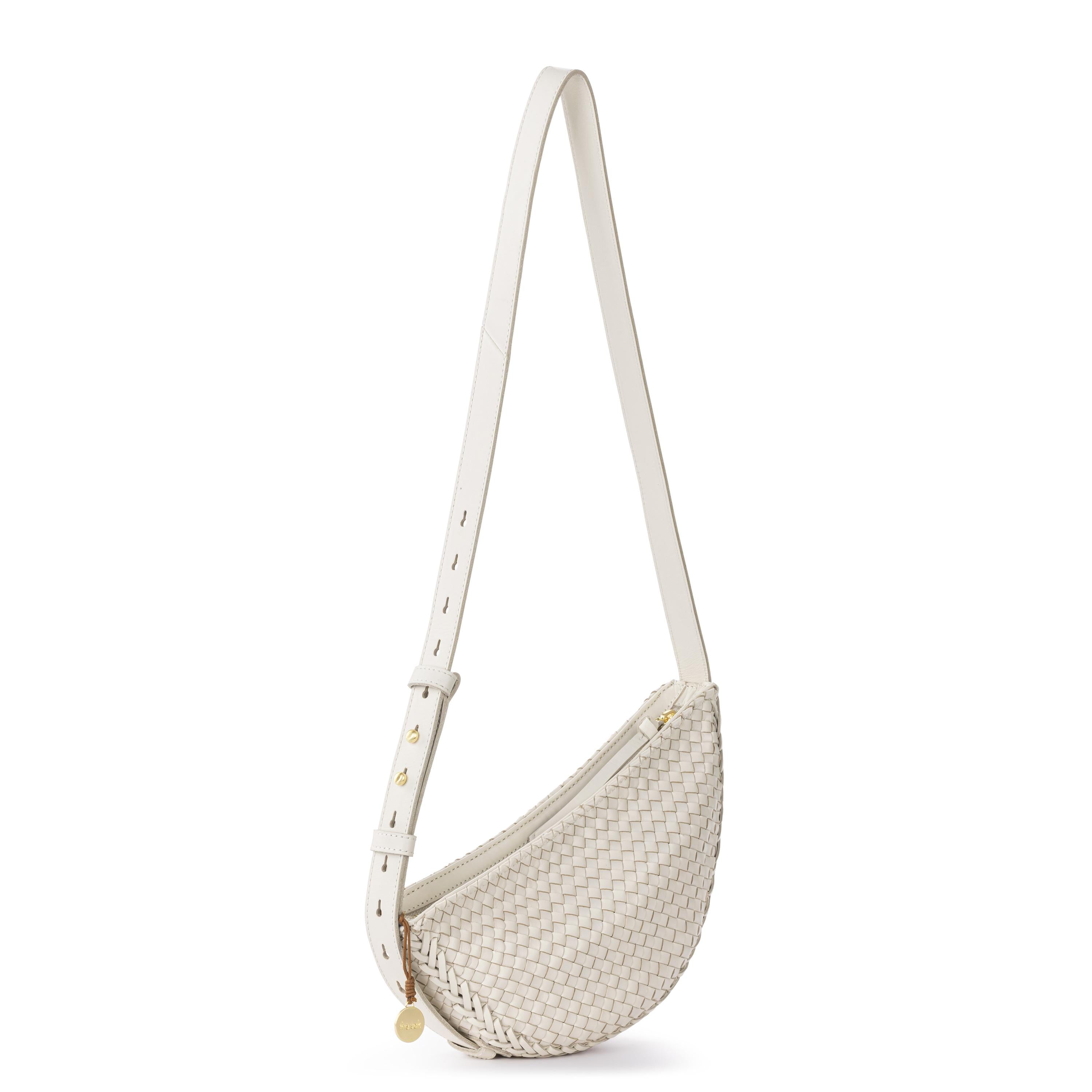 The Sak Tess Sling - Leather - Stone Woven