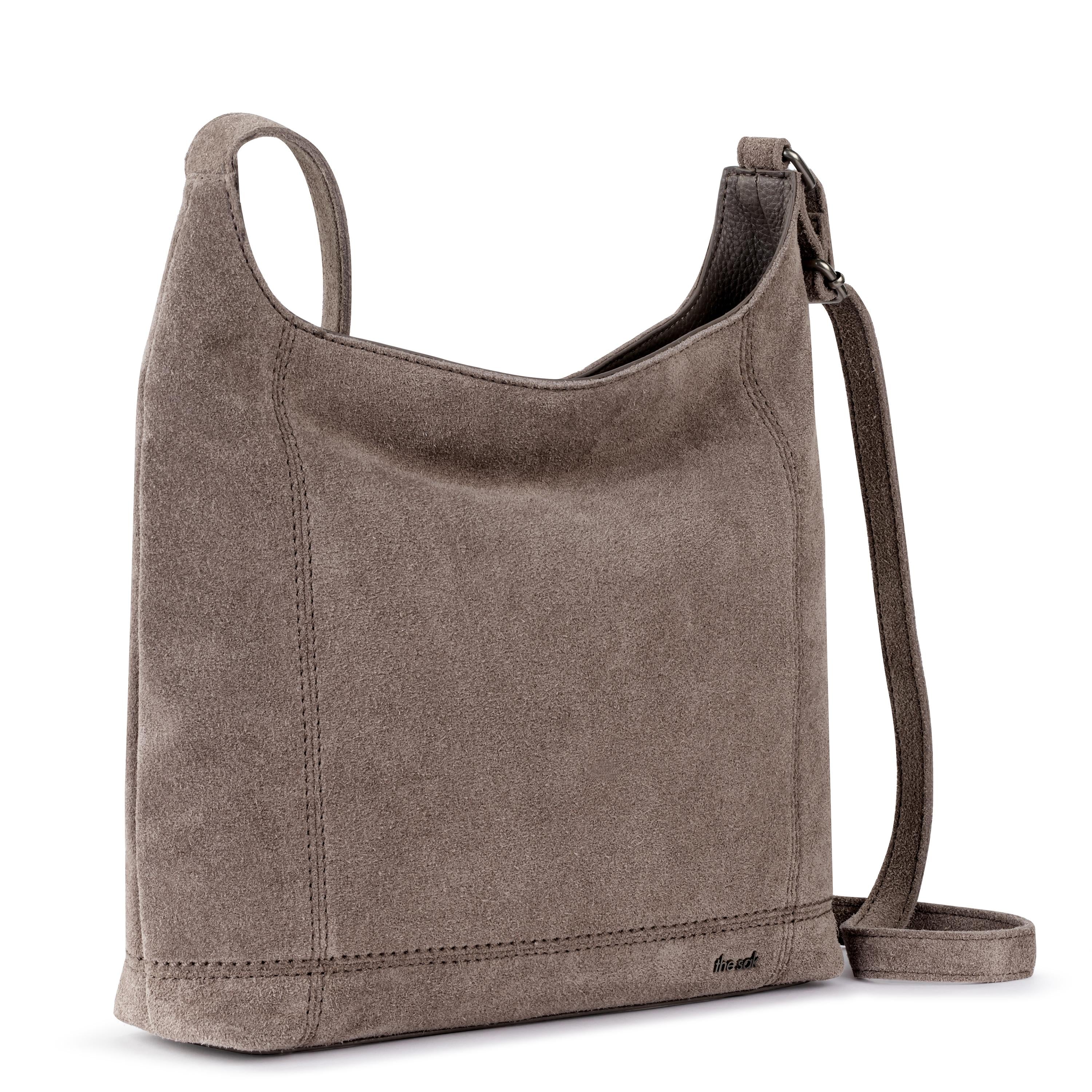 The Sak De Young Crossbody - Leather - Mushroom Suede