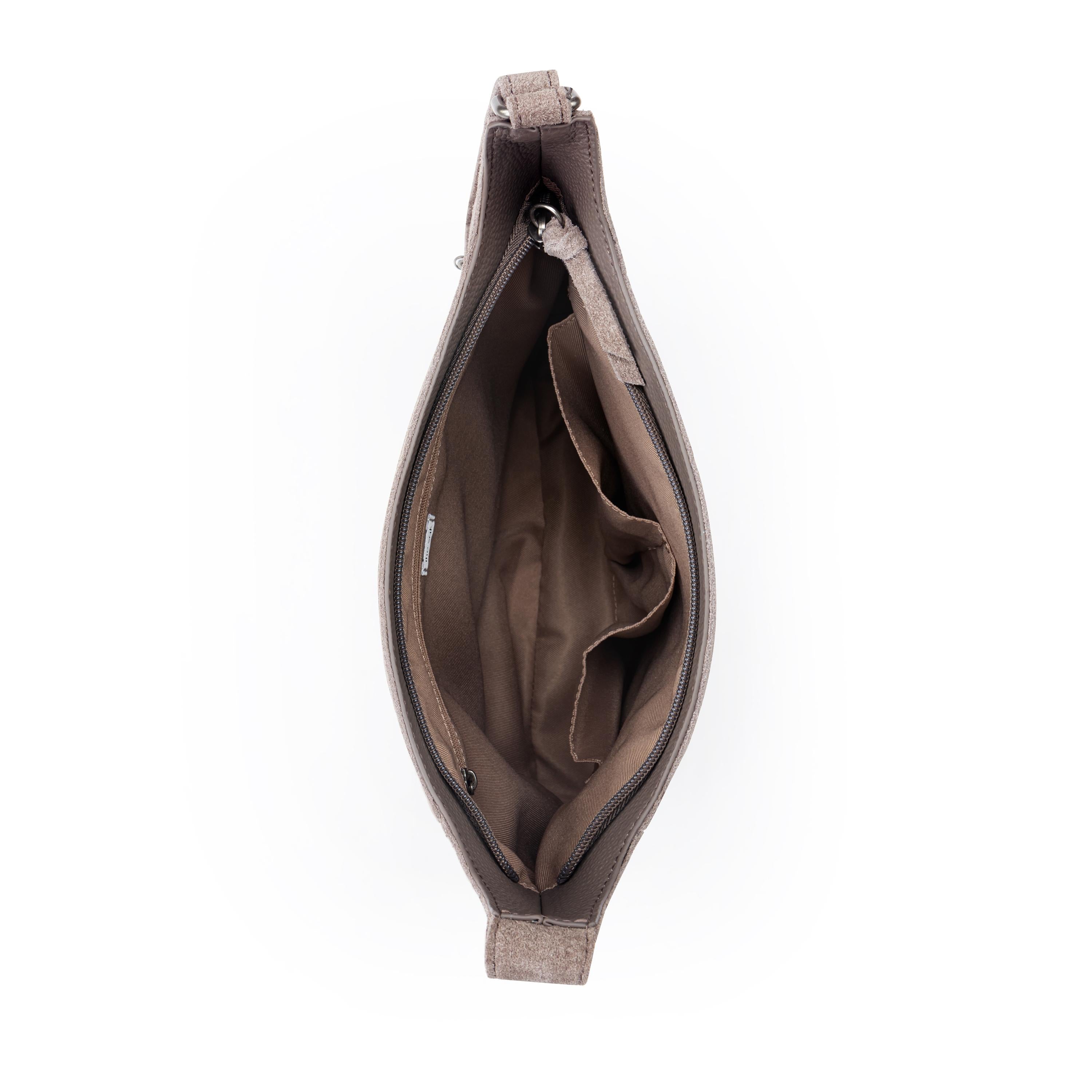 The Sak De Young Crossbody - Leather - Mushroom Suede