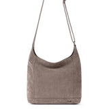 The Sak De Young Crossbody - Leather - Mushroom Suede