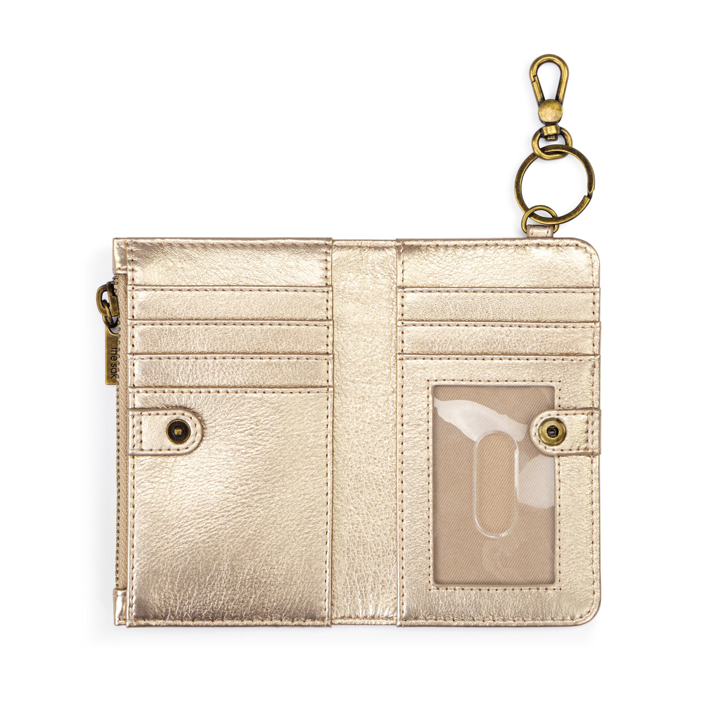 The Sak Encino Essential Wallet - Leather - Light Gold