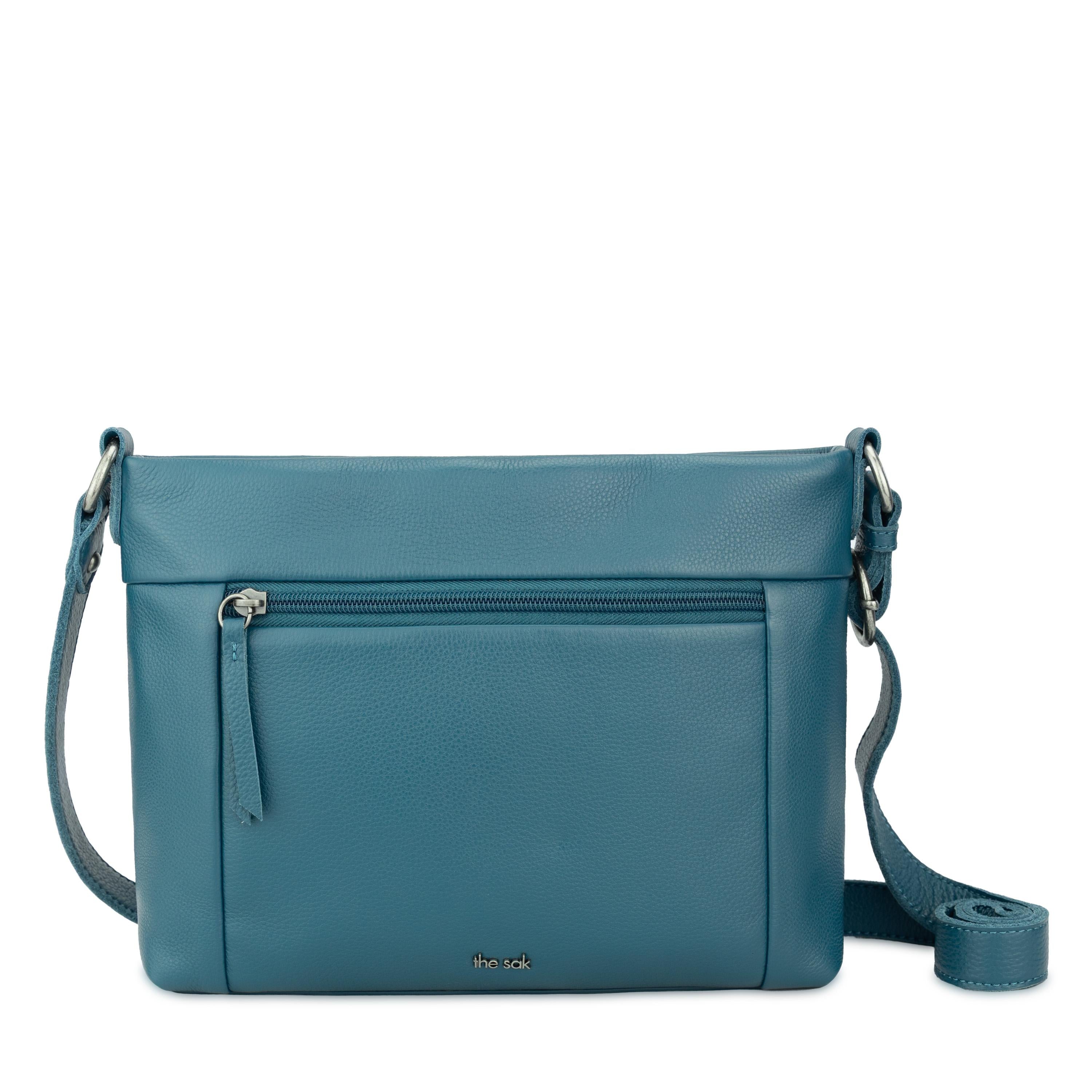 Melrose Crossbody Bag in Deep Teal Leather – The Sak