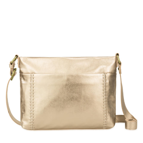 The Sak Melrose Crossbody - Leather - Light Gold
