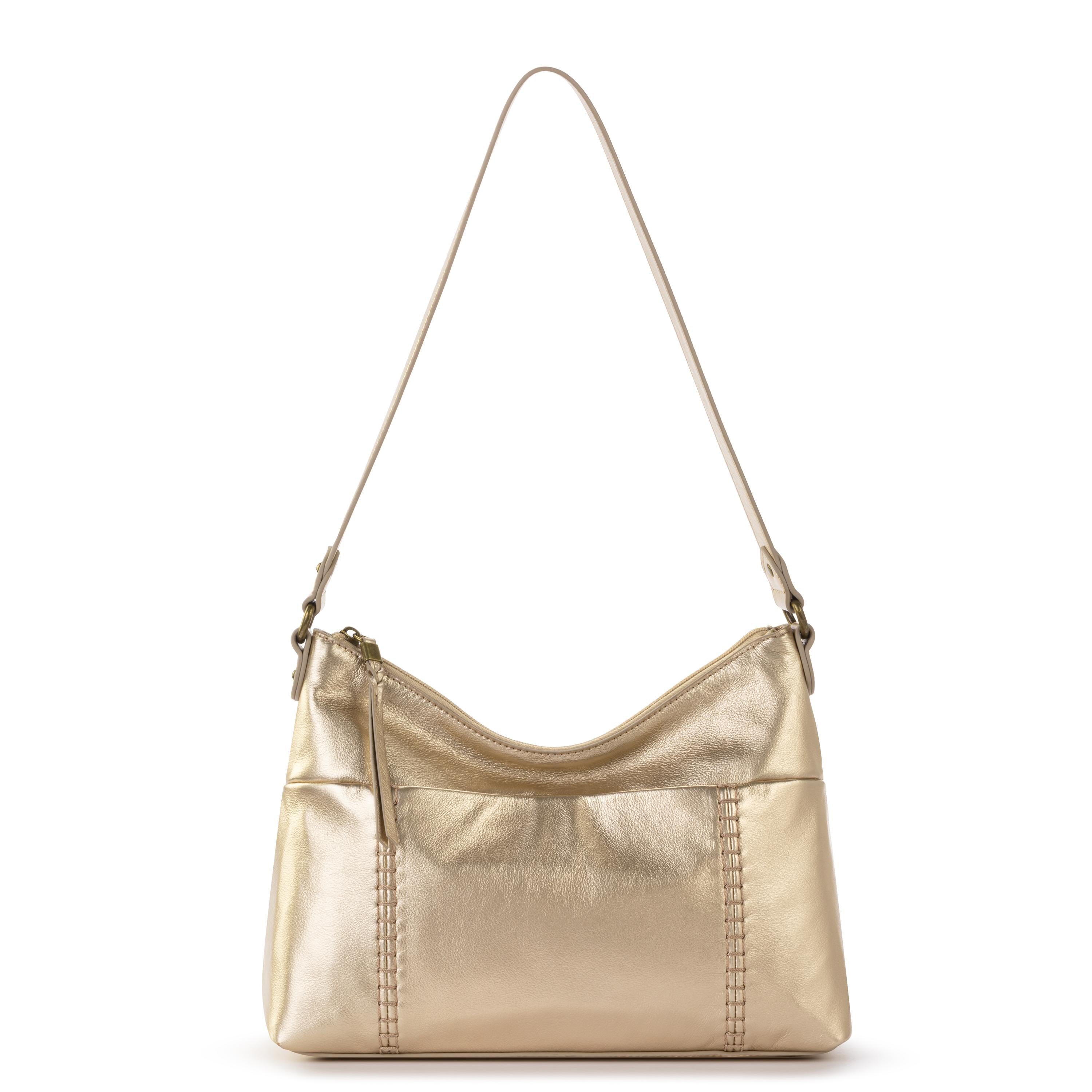 The Sak Melrose Shoulder Bag - Leather - Light Gold
