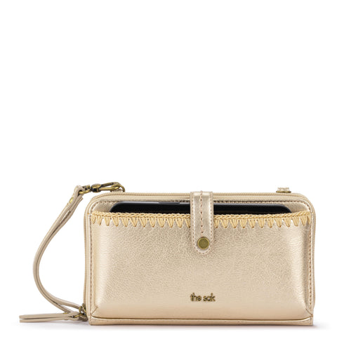 The Sak Iris Smartphone Wallet - Leather - Light Gold