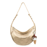 The Sak Tess Shoulder Bag - Leather - Light Gold