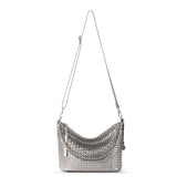 The Sak Juniper Small Hobo - Leather - Pyrite Woven