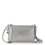The Sak Vita Convertible Wristlet - Leather - Pyrite Woven