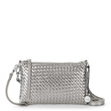 The Sak Vita Convertible Wristlet - Leather - Pyrite Woven
