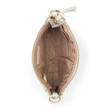 The Sak Vita Convertible Wristlet - Leather - Stone Metallic Woven