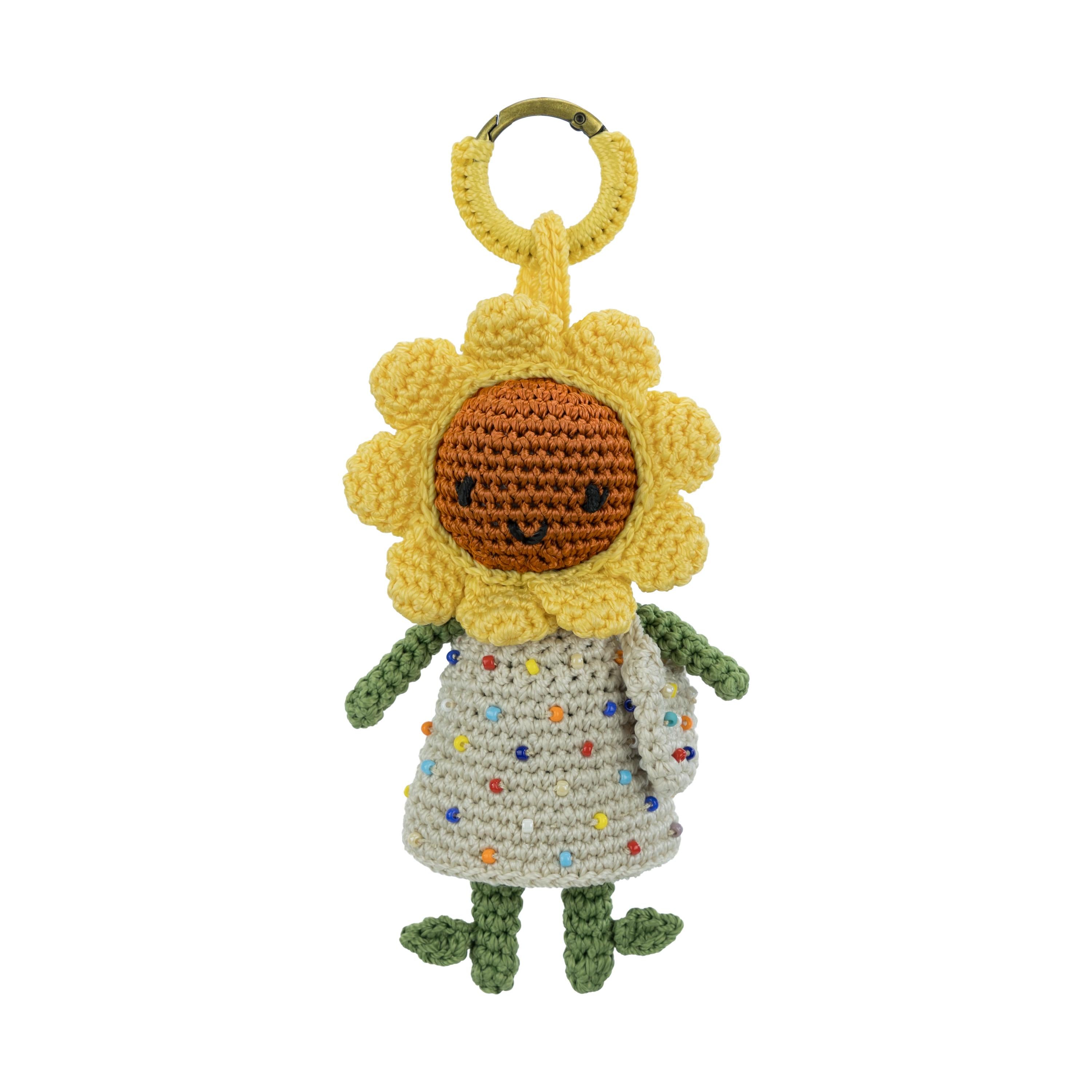 Sunbudz Sunflower Dangle in Dottee Crochet – The Sak
