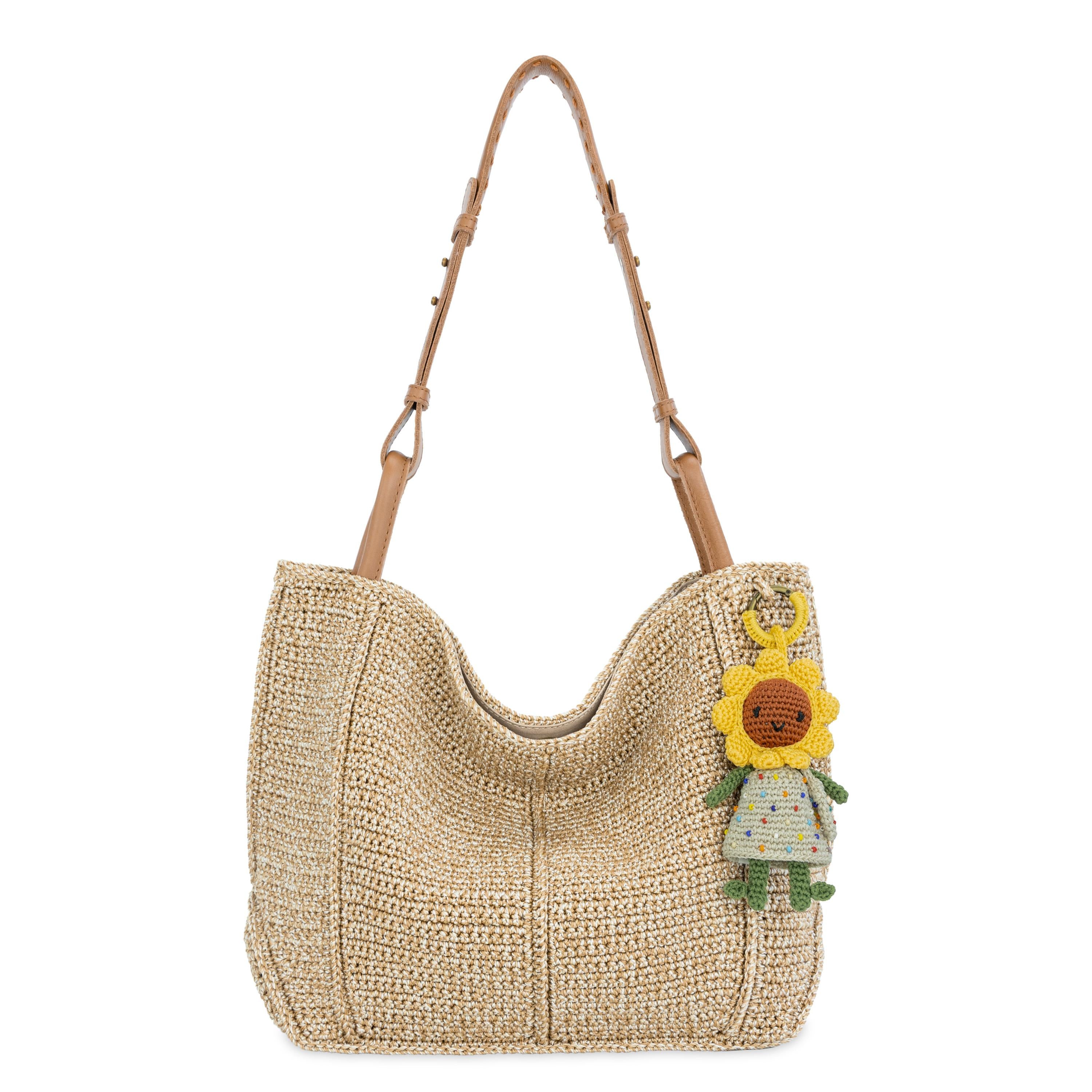 sakiページ◇14kgf Sunbudz Sunflower Dangle in Dottee Crochet – The Sak