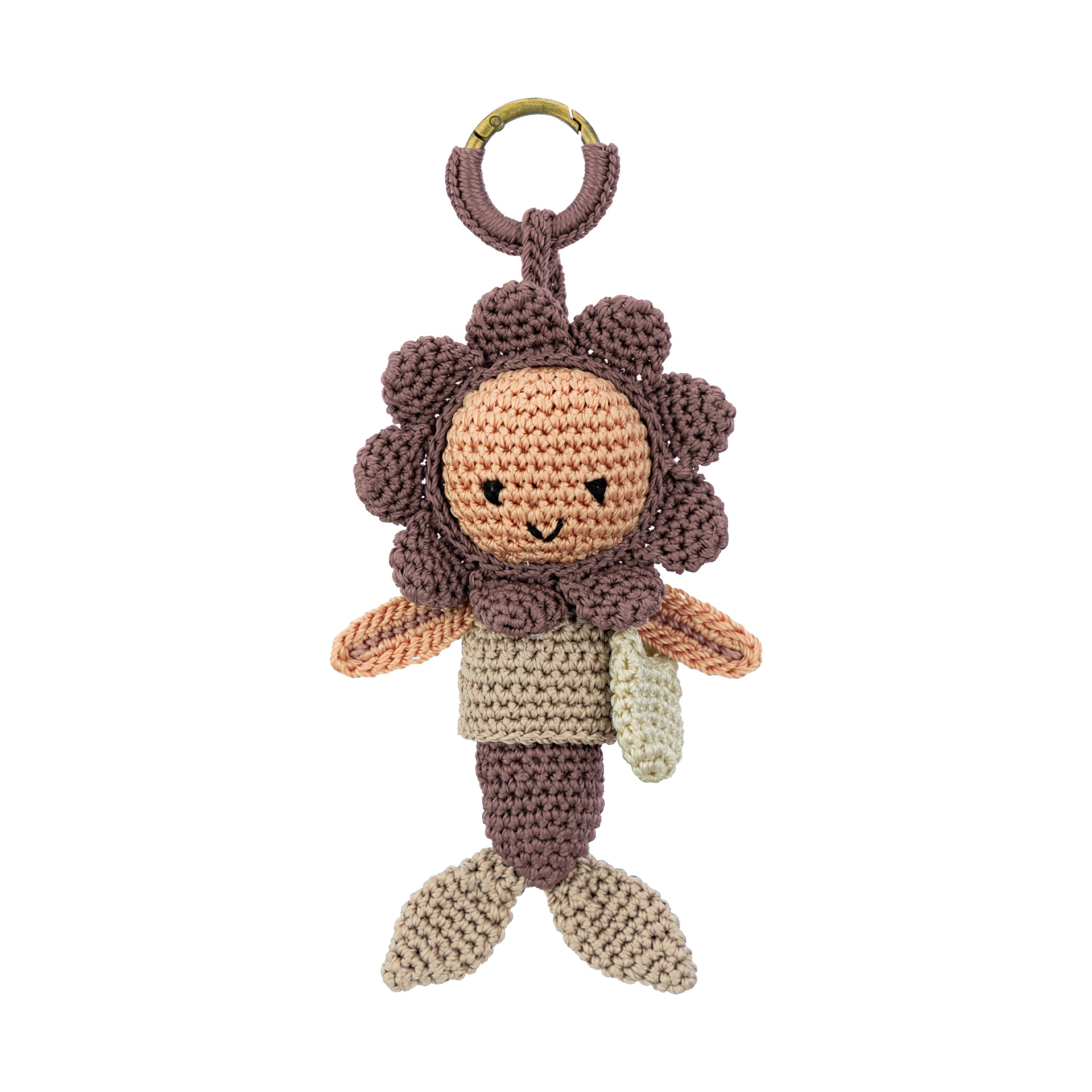 The Sak Sunbudz Sunflower Dangle - Hand Crochet - Aurora