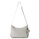 Sakroots Banyan Hobo - EcoTwill - Pebble Flower Blossom Quilted
