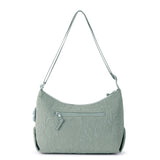Sakroots Banyan Hobo - EcoTwill - Sage Flower Blossom Quilted