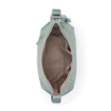 Sakroots Banyan Hobo - EcoTwill - Sage Flower Blossom Quilted