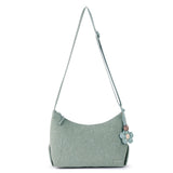Sakroots Banyan Hobo - EcoTwill - Sage Flower Blossom Quilted