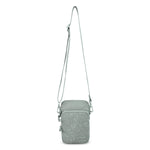 Sakroots Koa Smartphone Crossbody - EcoTwill - Sage Flower Blossom Quilted