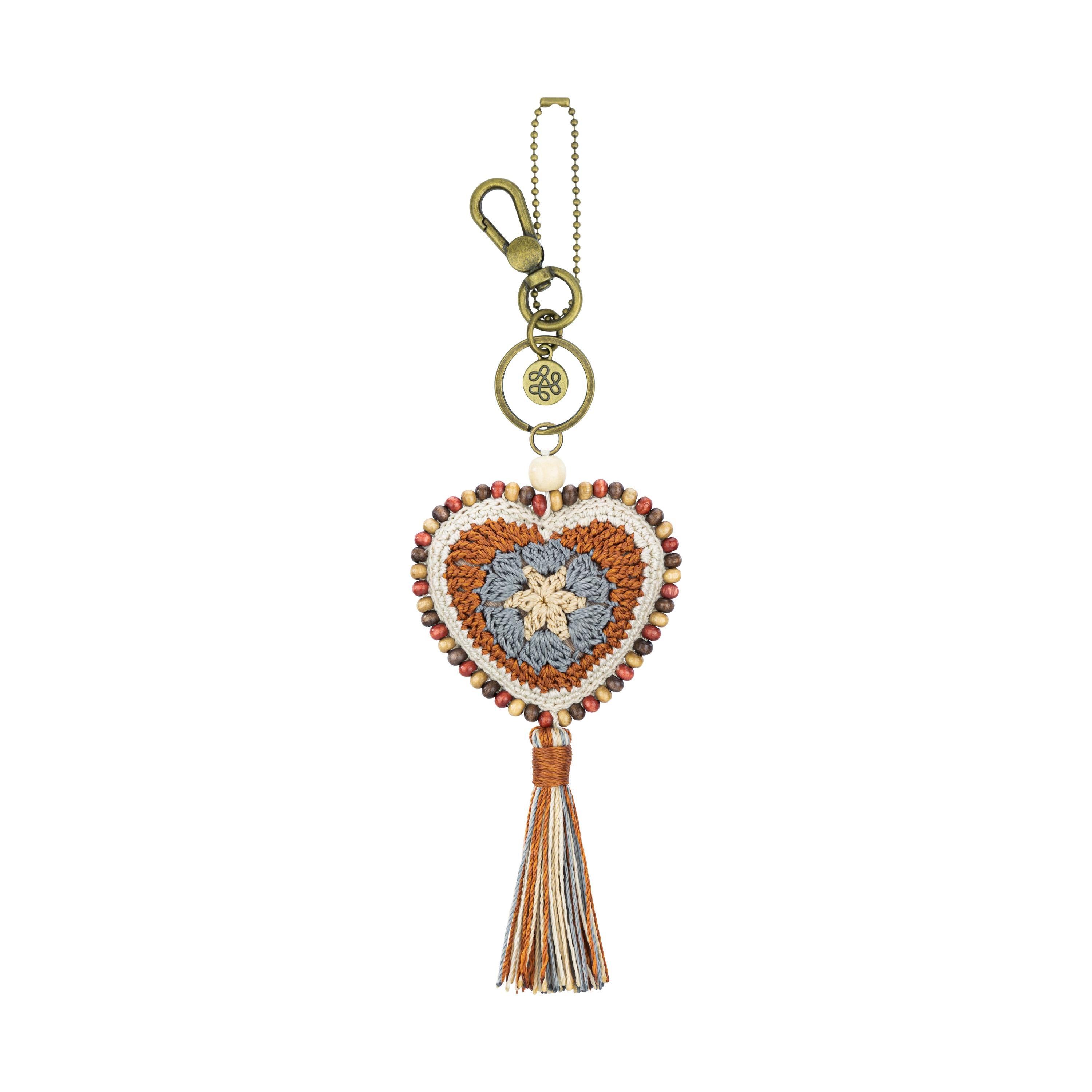 The Sak Yarnicharmz Dangle - Hand Crochet - Persimmon Patch