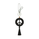 The Sak Yarnicharmz Dangle - Hand Crochet - Black Tonal