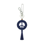 The Sak Yarnicharmz Dangle - Hand Crochet - Denim Tonal