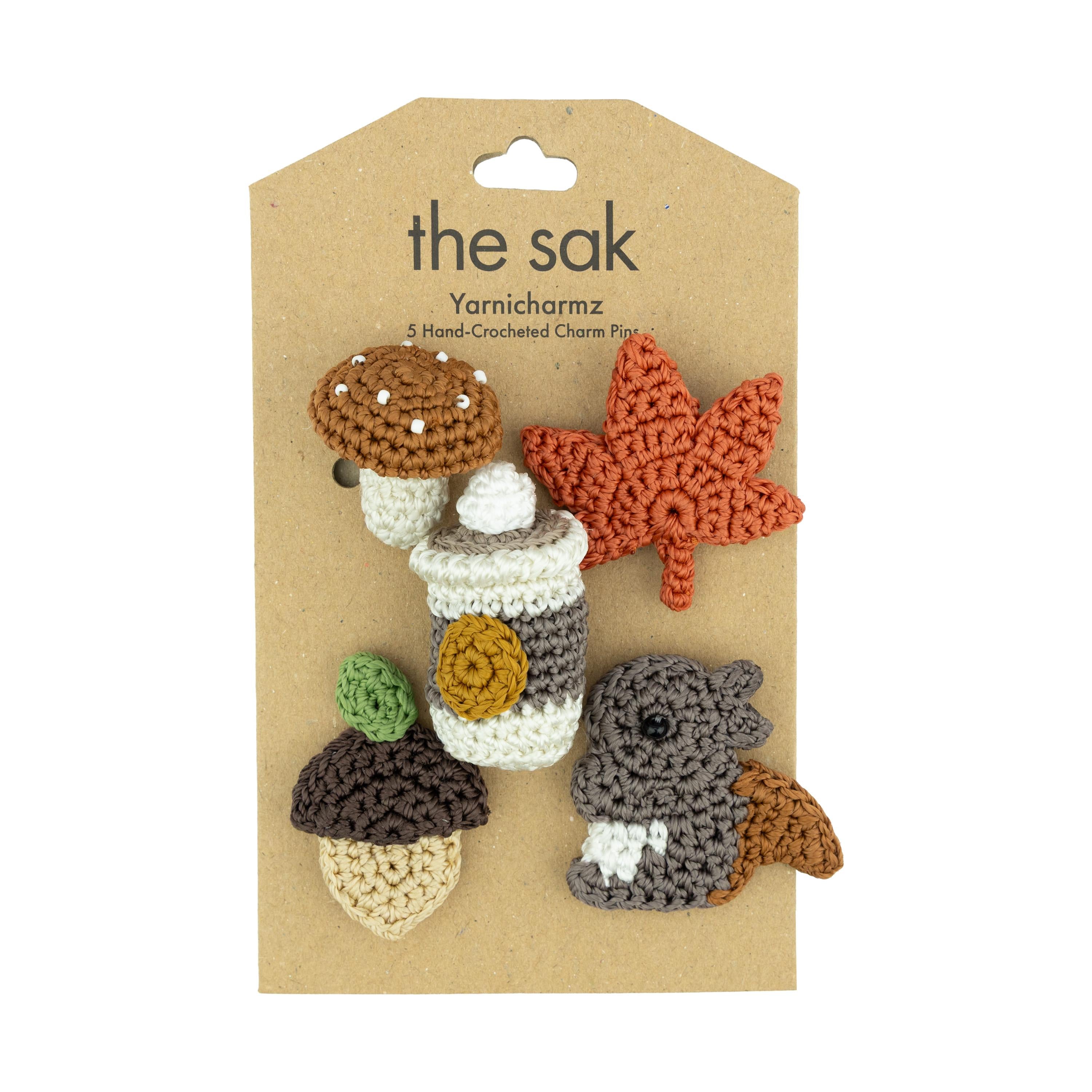 The Sak Yarnicharmz 5 Pack - Hand Crochet - Fall