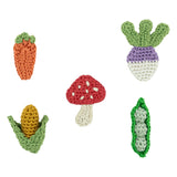 The Sak Yarnicharmz 5 Pack - Hand Crochet - Veggies