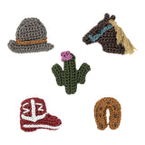 The Sak Yarnicharmz 5 Pack - Hand Crochet - Western