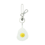 The Sak Yarnicharmz Dangle - Hand Crochet - Fried Egg