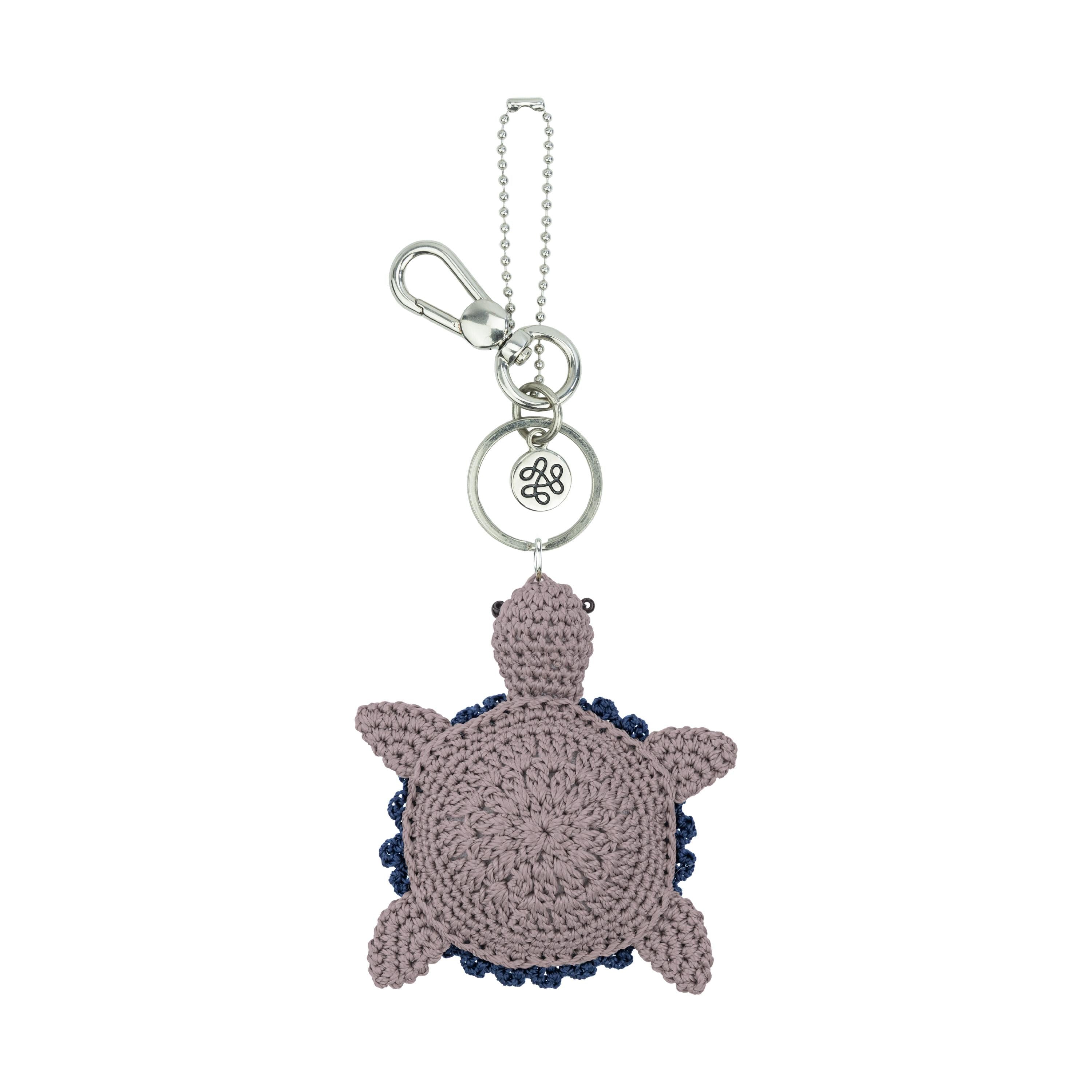 The Sak Yarnicharmz Dangle - Hand Crochet - Turtle Sand